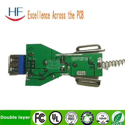 Elektrische SMT-PCB-Montage-Service 2oz 2mil Doppelplatte